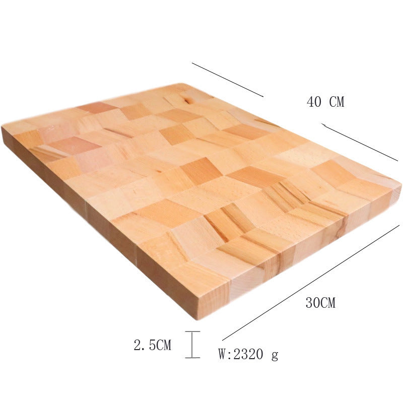 Discover the Beauty of Cooking with the Two Color Parquet Beech Wood Cutting Board